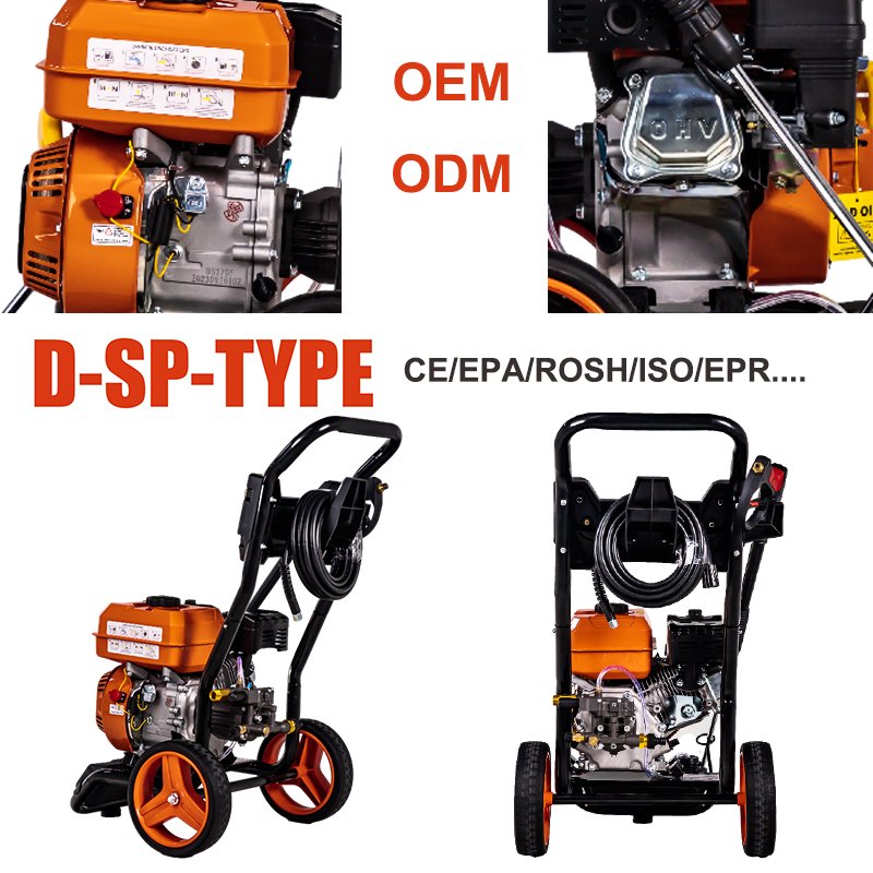 CE EPA 8800w 7HP 200bar 2500psi pressure washer high-pressure glass surface high pressure car washer cleaner price with vacuum