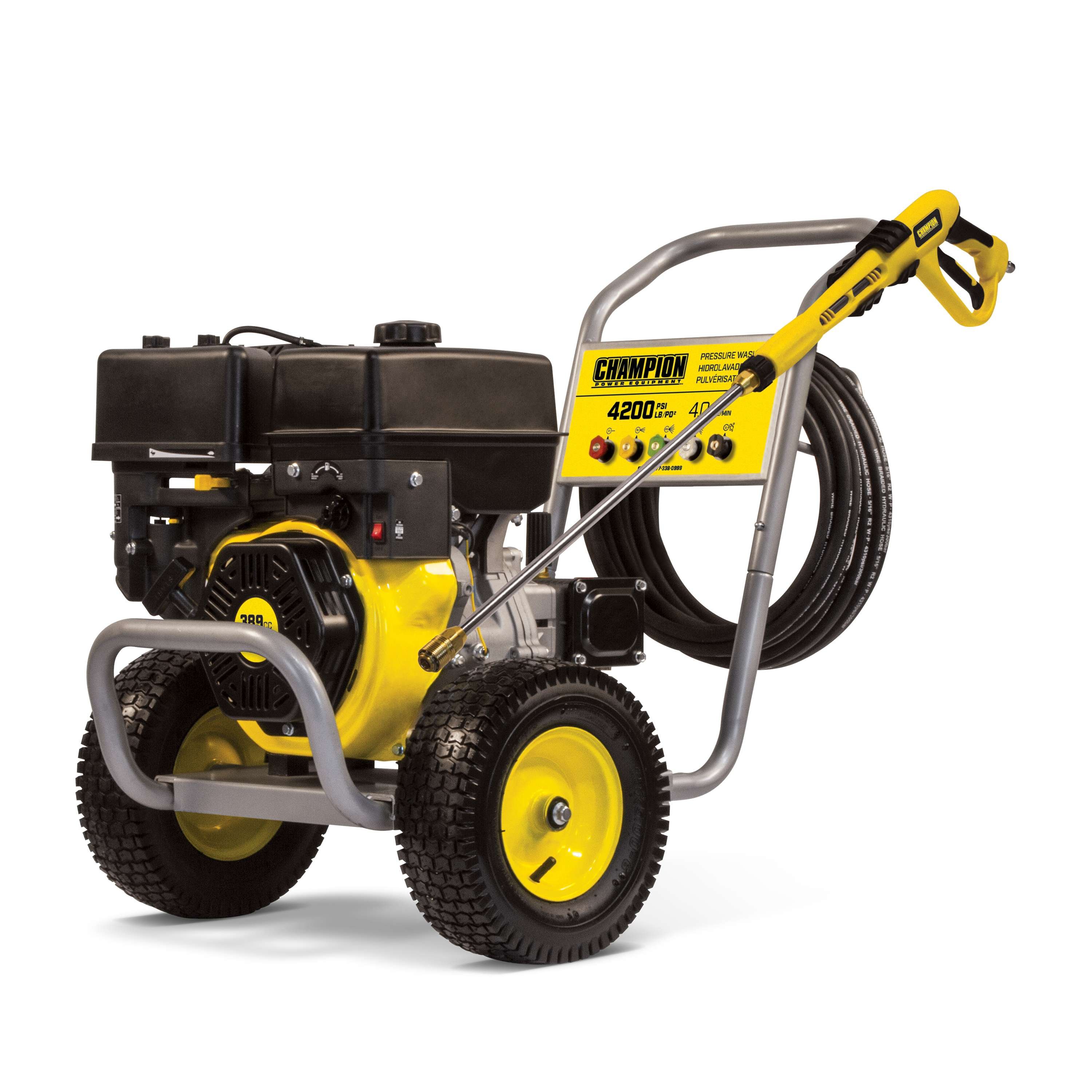 Champon 4200 PSI Convenient Car Wash Machine Portable Power gasoline petrol Electric High Pressure Washer