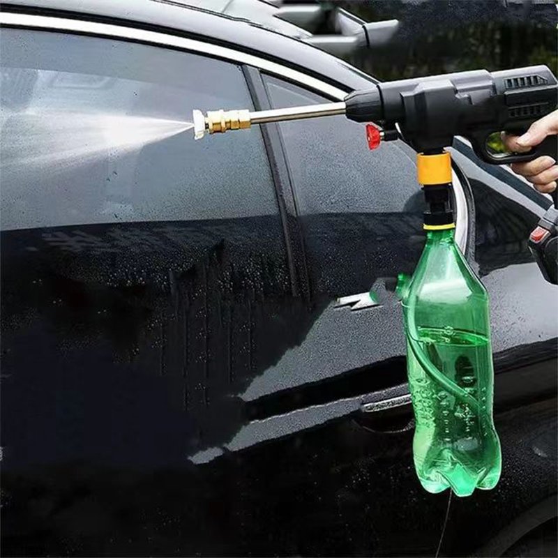 High quality Portable Wireless Cordless high pressure rechargeable car washer gun cleaning machine with One battery