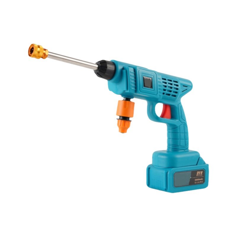 21V Wireless Lithium Battery High Pressure Cleaning Gun Portable Car Washer High Pressure Cleaner
