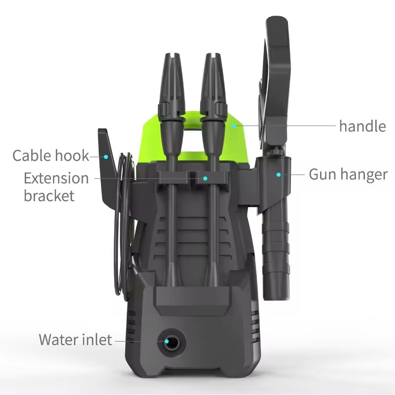 Portable 4404SH High Pressure Car Washer Pump 120 Bars Pressure 5m portable car washer Outlet Hose Home Bike Cleaning12V Voltage
