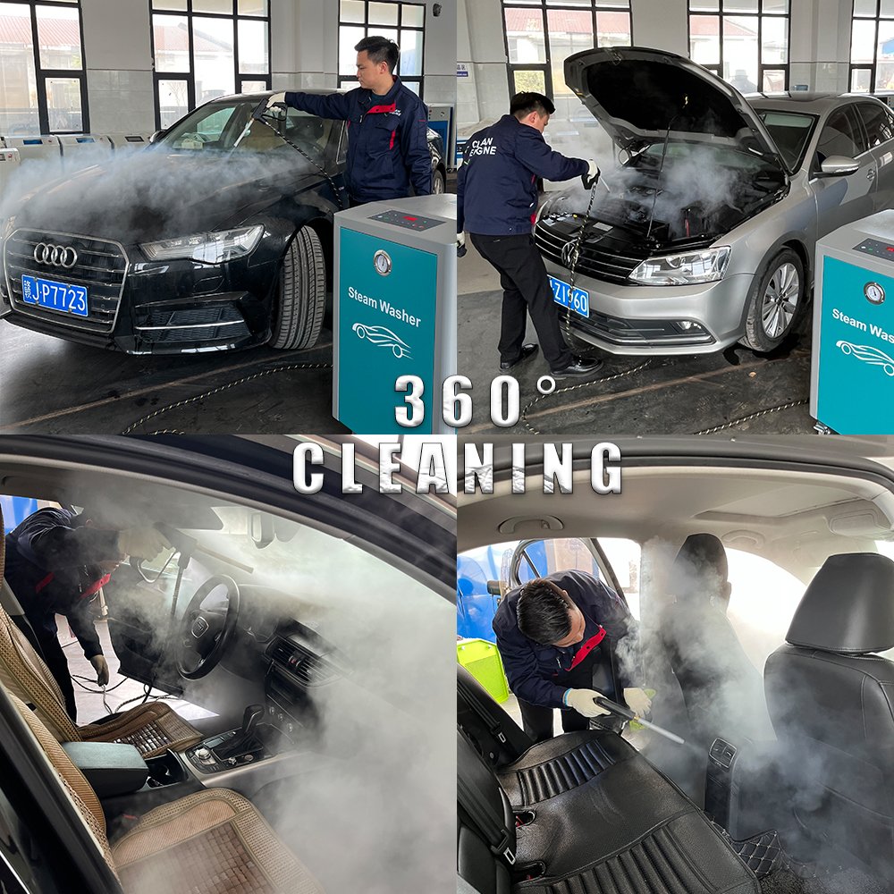 High Quality Dubai Steam Mobile Car Wash Machine 220V Best Cleaning Machine Portable Car Washer