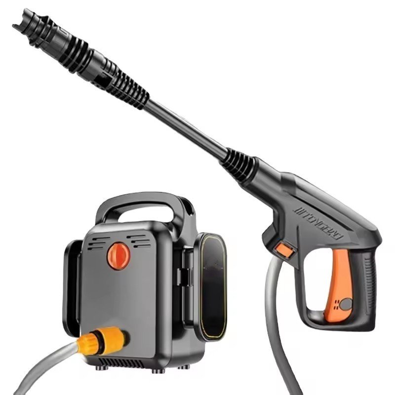 Wireless Car Washer Washer Water Spray Gun for Washing Cleaning 48V Rechargeable Electric High Pressure Water and 5M Hose Pipe