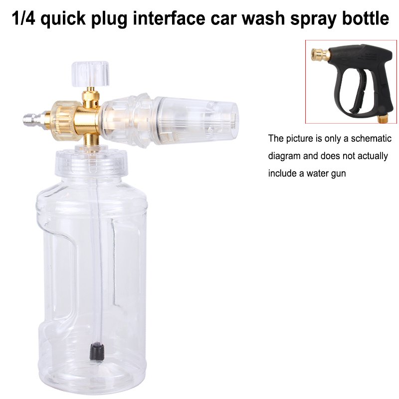 Lingzhen Car detailing equipment Snow Foam Lance with 1/4'' Quick connector High Pressure Foam Gun Foam Cannon Spray Gun