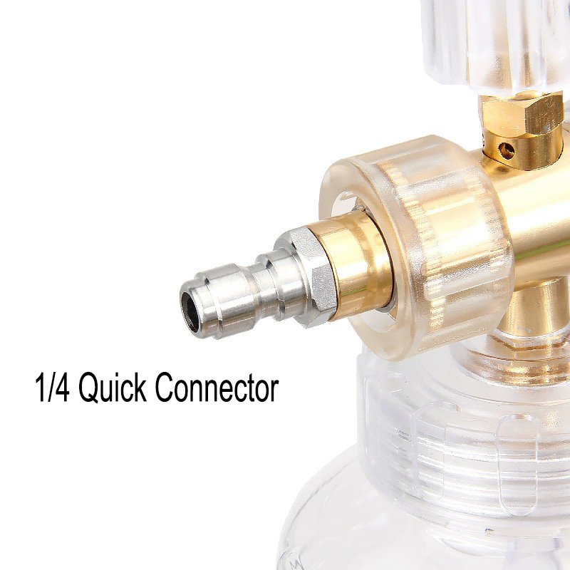 Lingzhen Car detailing equipment Snow Foam Lance with 1/4'' Quick connector High Pressure Foam Gun Foam Cannon Spray Gun