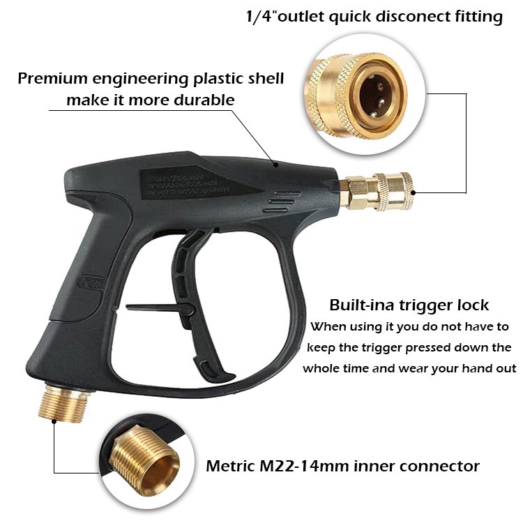 Car Washer Pressure Bottle Pistola A Presion Para Lavado De Auto Foarm Cannon