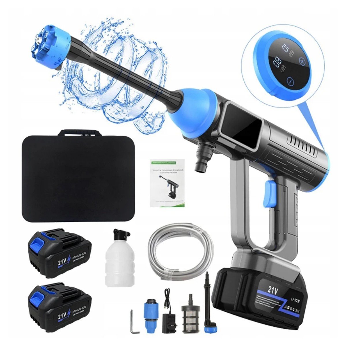 Factory Wholesale Portable Household Electric High Pressure Washer Car Wash Pressure Washer Gun For Cars Metal Stainless Steel
