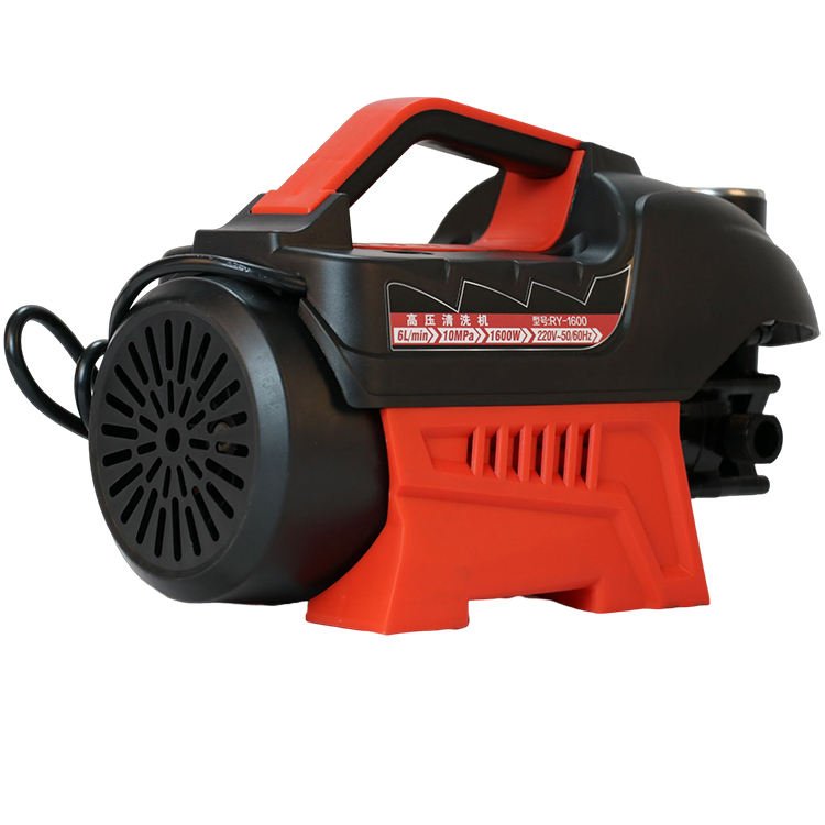 Portable Household 1600W 220V Cold Water Cleaning Plastic Metal High Pressure Car Washer for Car Wash
