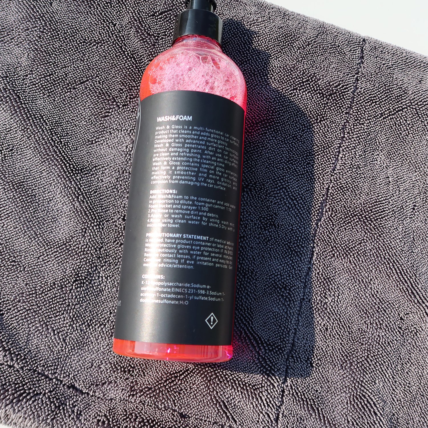 FREE SAMPLE Car Wash Shampoo Wax Concentrate Car Wash Wax 550ml Car Wax Polish Super Foam