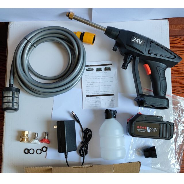 Car foam wash gun Car washer pressure 24V wireless car washing machine water pump