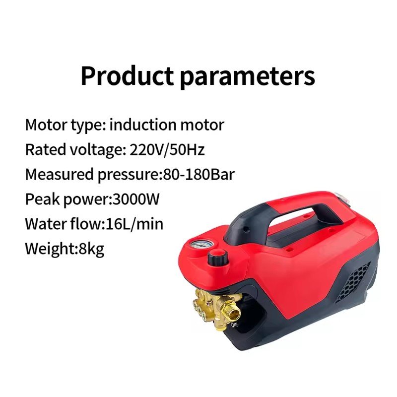 Wireless Portable High Pressure Car Washer Set Car Cleaning Gun-like Wash Tool Kit High Pressure Car Wash Pressure Washer