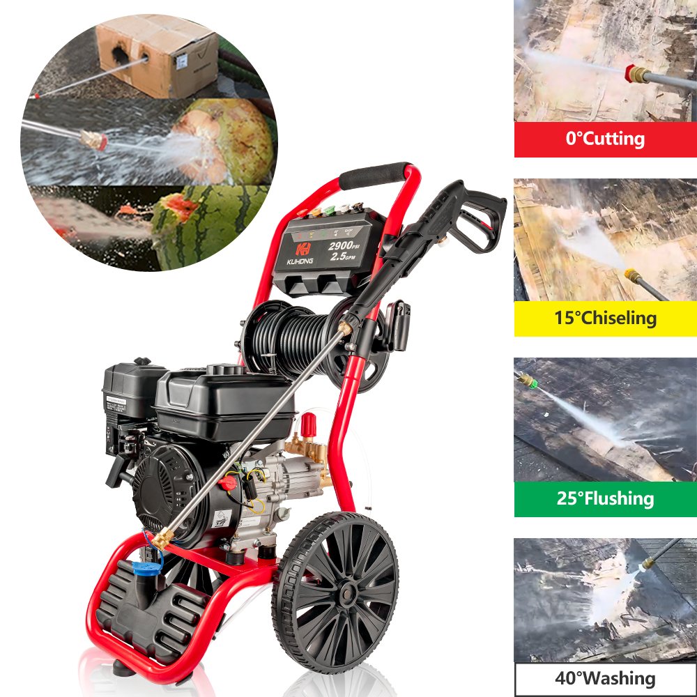 Kuhong Jet Washer High Pressure 200bar 2900psi Electric High Pressure Car Washer