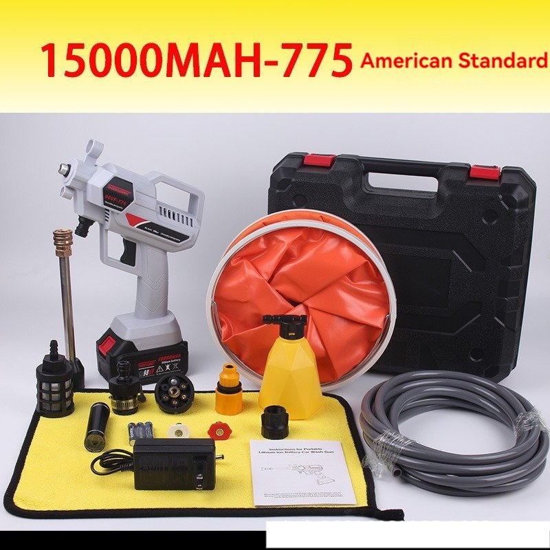 Lithium Battery Cordless Car Washer Wireless Car Wash Gun Portable Car Pressure Washer Machine