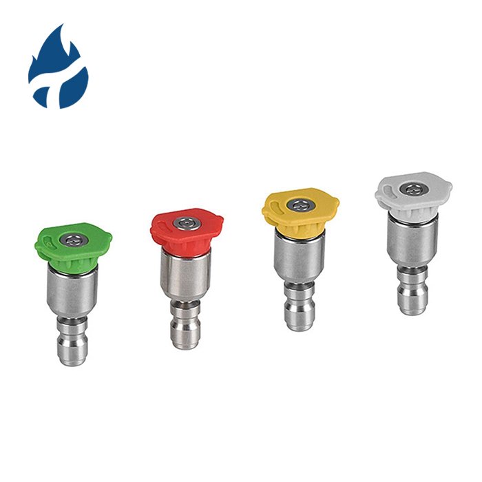 NBT High Pressure Washer Accessories 360 Degree Rotating Water Gun Nozzle 1/4 Quick Connection Sprayer Nozzle