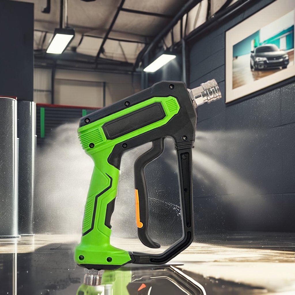 5000PSI New High Pressure Washer Water Gun 1/4" Quick Connect M22-14mm Short Power Washer Gun for car wash
