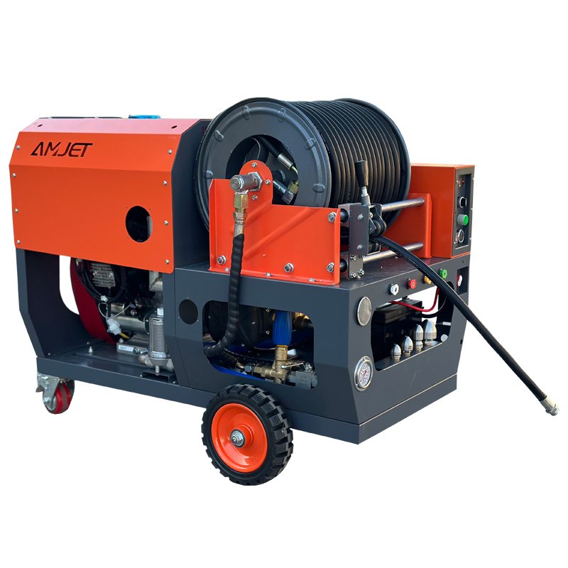 AMJET money back guarantee 7.5gpm 30lpm sewer clean sewer jet machine Sewer root cleaning