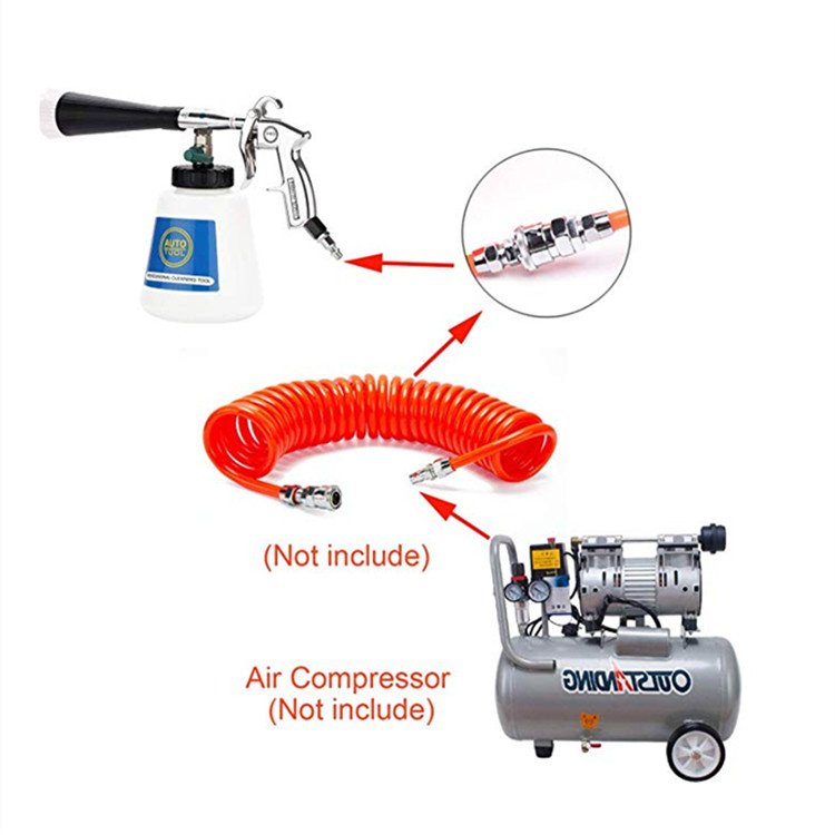 Bearing tornado cleaning gun wash brush , high pressure car washer Interior tornado foam gun,car tornado washing tool