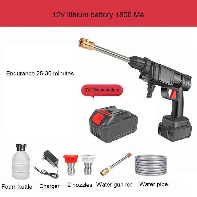 Wireless Car Washer Machine High Pressure Car Washer Set Portable Lithium Battery Car Washing Machine