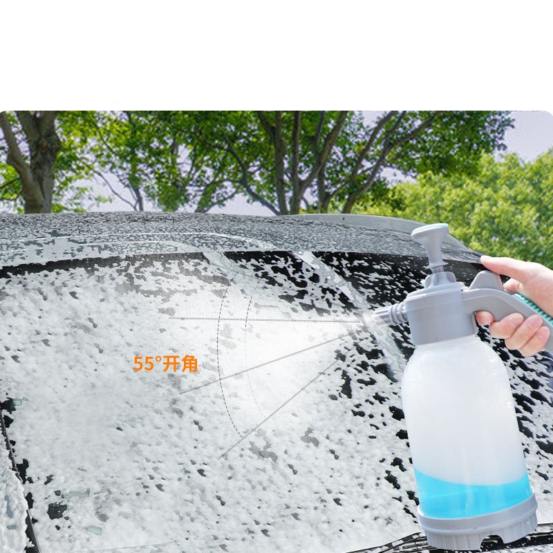 High pressure 2L portable car washer foam spray can foam pot
