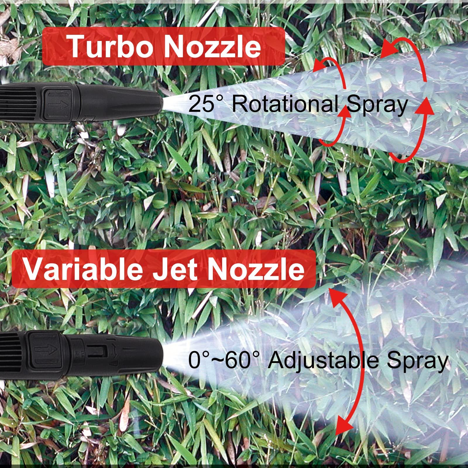 NBT Car Washing Products Replacement High Pressure Washer Spray Gun With Variable Jet Lance And Rotary Lance