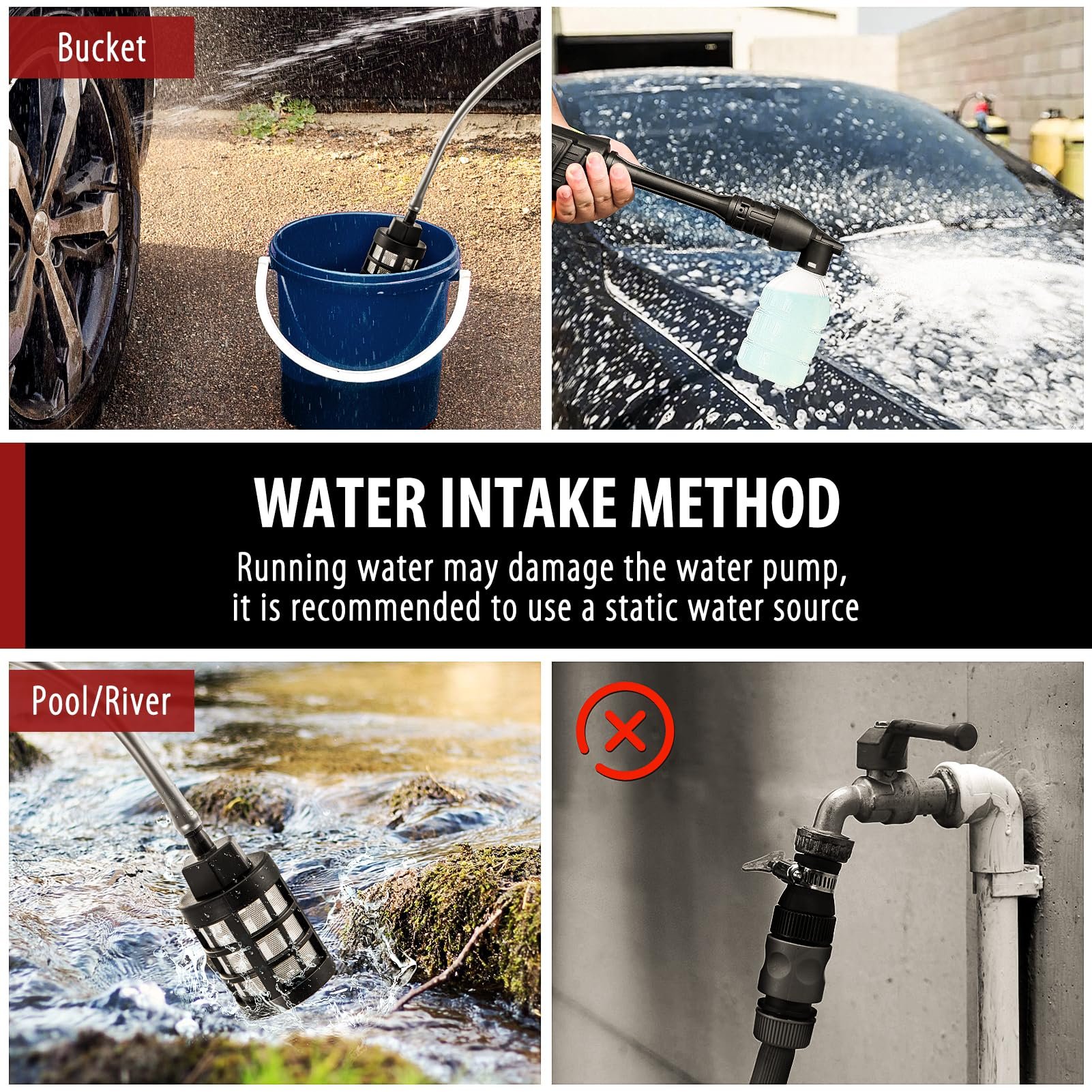 ODM Portable Car Washer Jet The Flowers Foam Gun Powerful High Pressure Wireless Car the bike Cordless Car Cleaning Washer