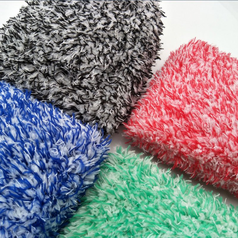 New Arrival Microfiber Ultra Soft and Absorbent Car Sponge Cleaning Towel Car Wash Equipment Cleaning Mitt