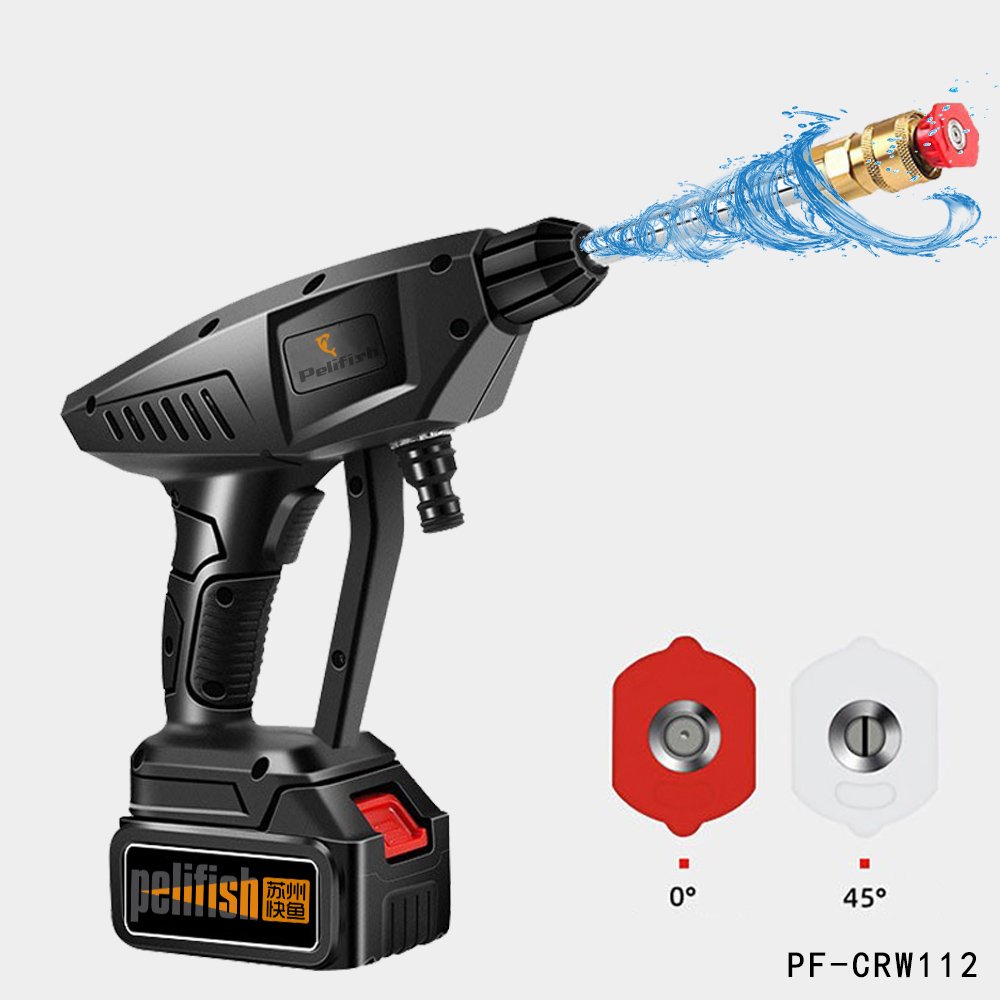 Pelifish Big Pressure Self-service Rechargeable Car Washer Pump 5m Water Pipe Truck Water Gun High Quality with Full Accessories