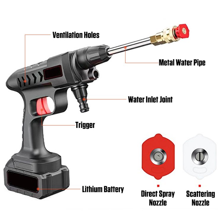 Portable High Pressure Hand Other Vehicle Tools Car Washer Gun Car Wash Kit Car Washer