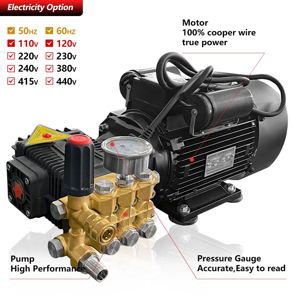 Kuhong Electric Car Washer Portable Commercial Pressure Washer