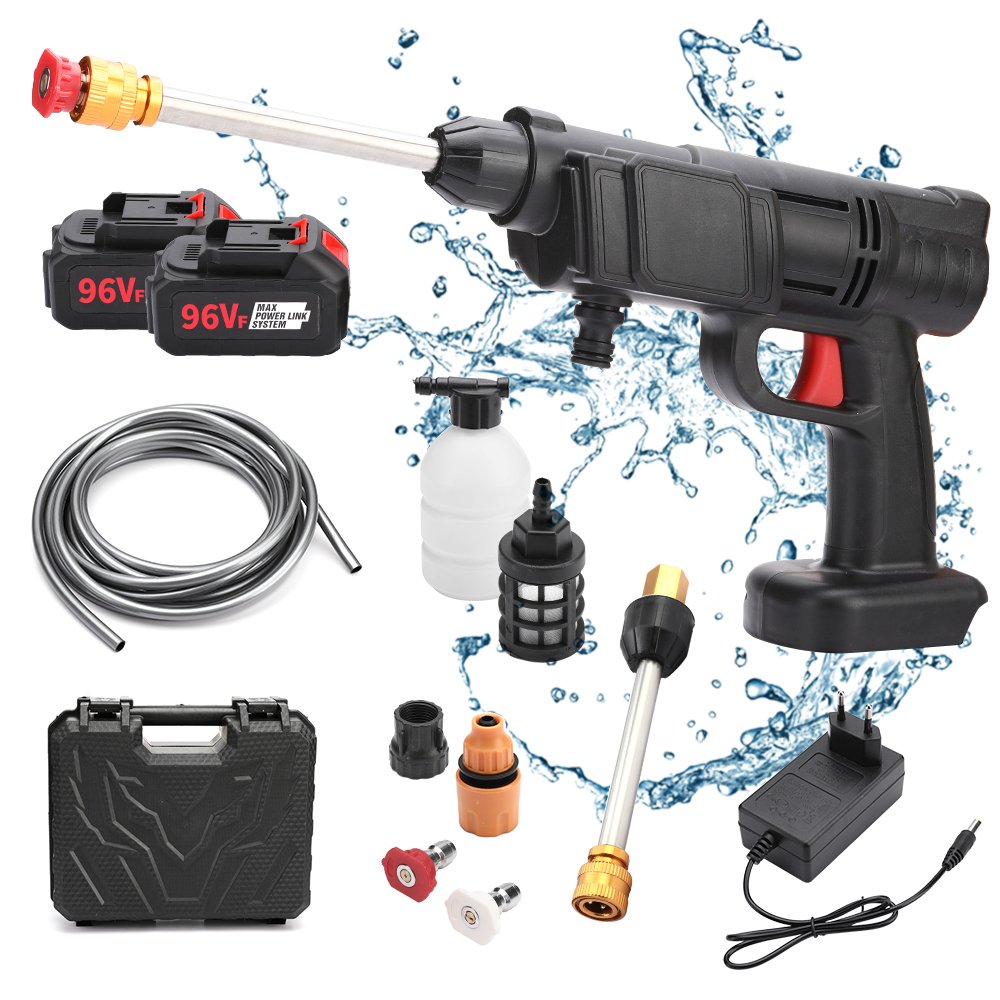 Electric 96V cordless 48 volt washing lithium battery car power high pressure washer portable