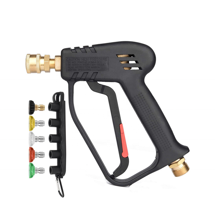 Wholesale Custom High Pressure Water Bottle Spray Washer Gun Car Washing Quick Connector 5 Colour Spray Nozzles Kit