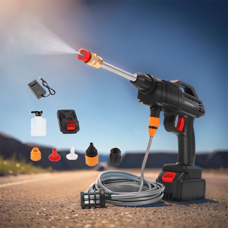 Portable Car Washer Portable Jet The Flowers Foam Spray Gun Powerful High Pressure Wireless the bike Car Cleaning Washer