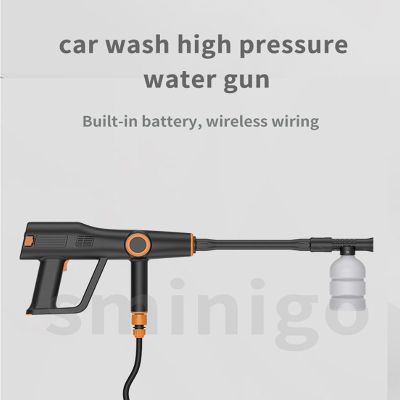 car washer machine high pressure spray usb charging portable water gun pressure washer for Washing Cars/Watering flowers Floors