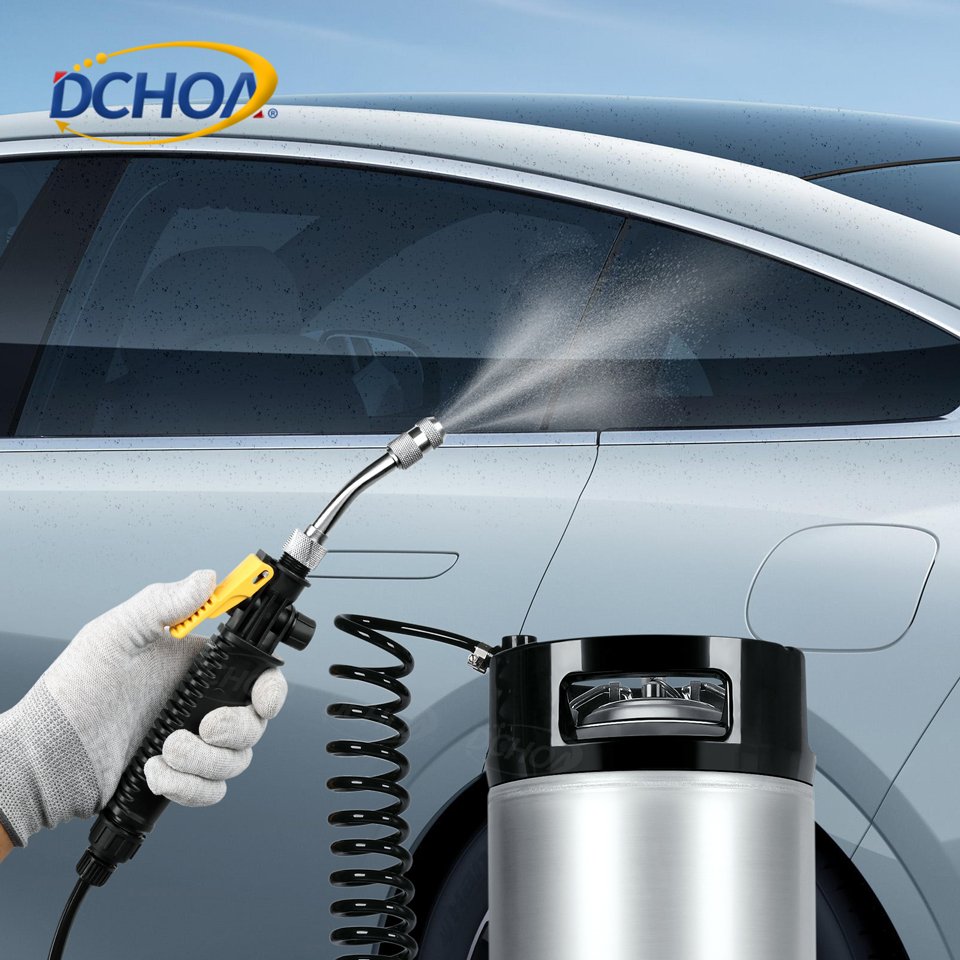 DHCOA PPF Pressure Car Wash Tank Customize Logo Color 9.5L Window Tint Keg Sprayer