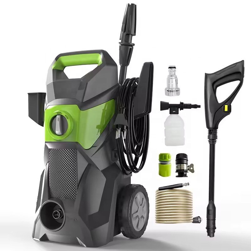 4405SH High-Pressure Power Car Washer Pump Upright Design with Wheels for Home Cleaning & Bike Car Washer Machine Purpose