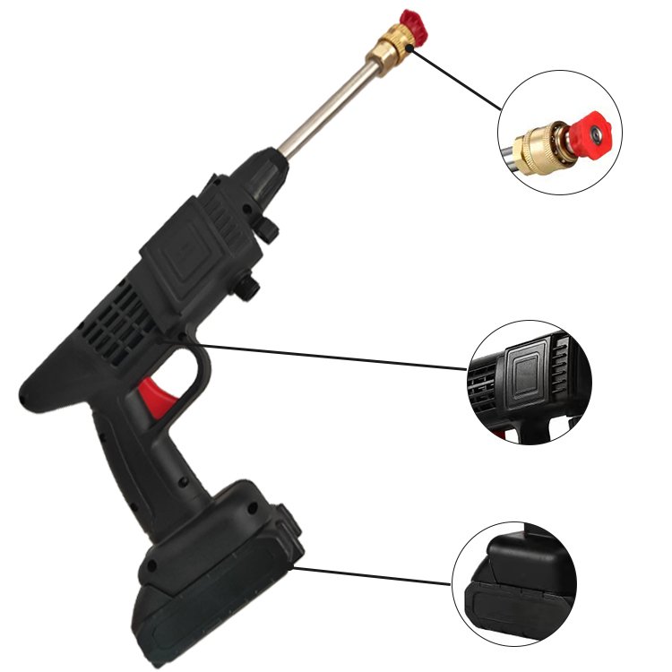 Top Quality Cordless Portable High Pressure Water Guns Electric Car Wash Gun With Rechargeable Battery Car Washer