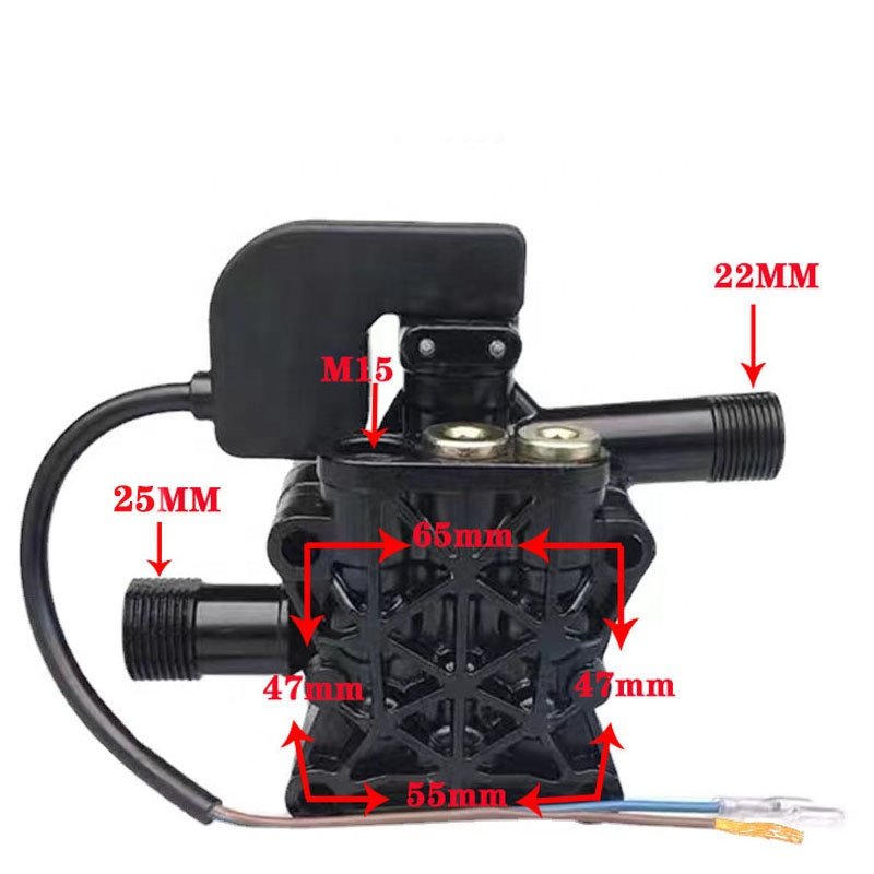 Portable High-Pressure Water Jet Cleaner Pump Head Adjustable for Cleaning for Car Washers Arbitrary water pressure regulation