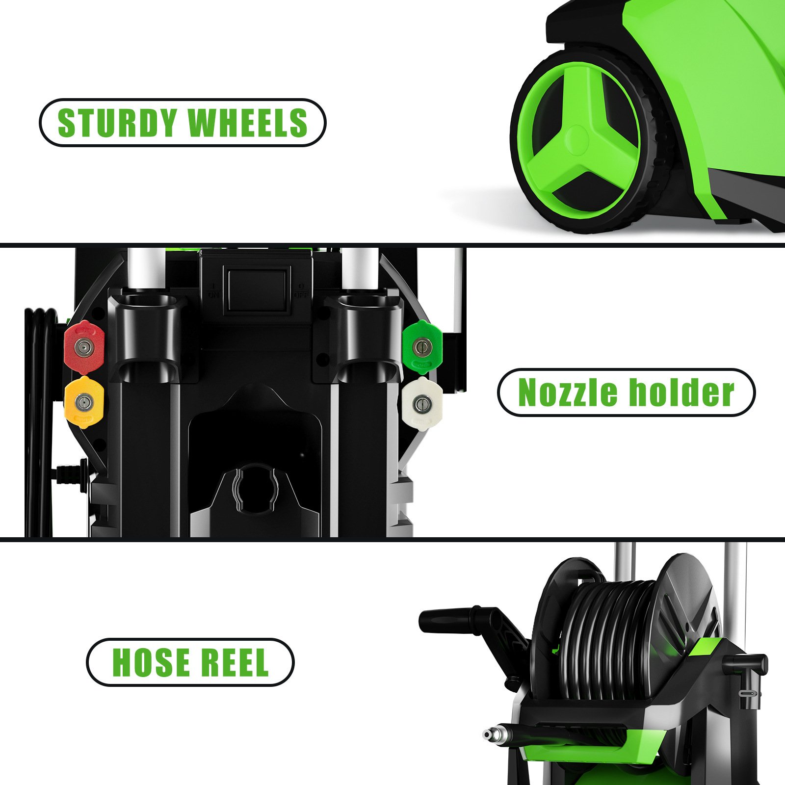 Portable High Pressure Car Washer 110V/60HZ 220V/50HZ 6.5L/min Car Wash Machine Automatic