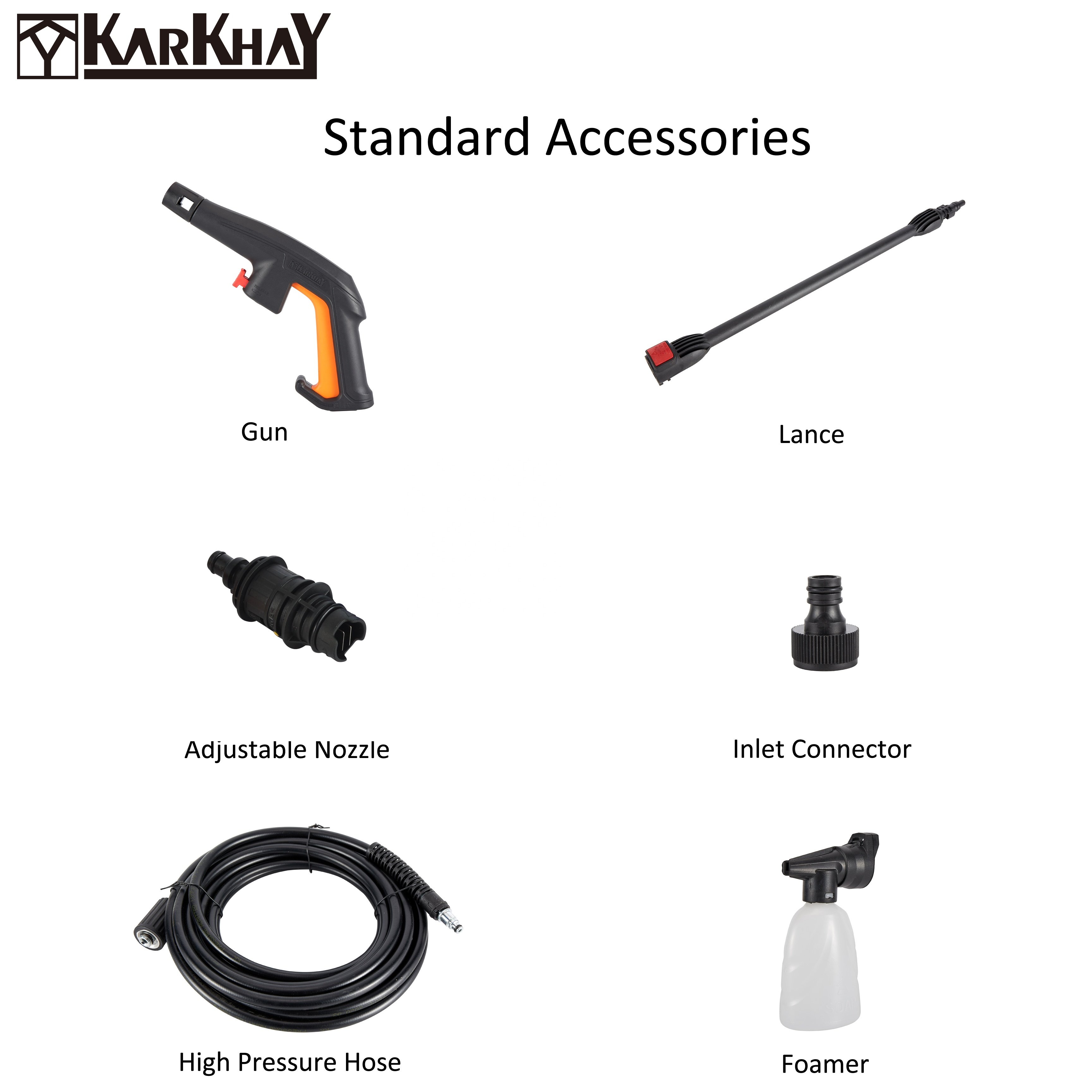 Italian Tech 2100W 150Bar Adjustable Pressure-Flow Function high pressure cleaner car washer KP-3.3EAS