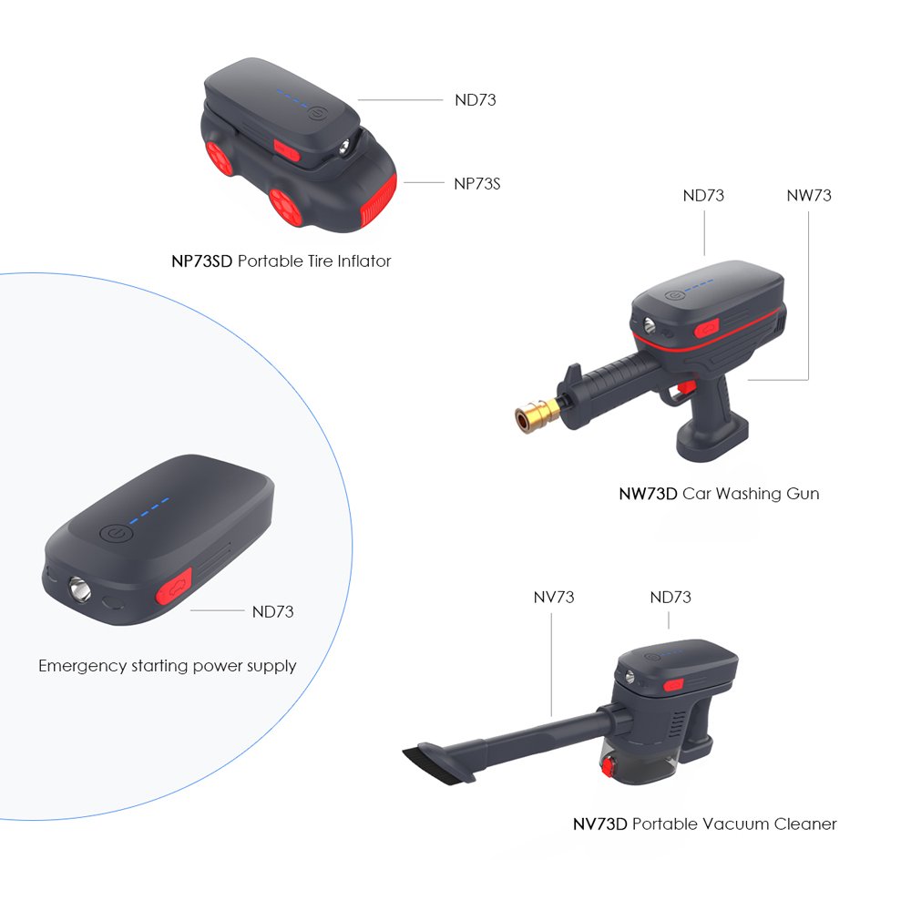 High pressure cleaner car washer cordless rechargeable battery car washer gun