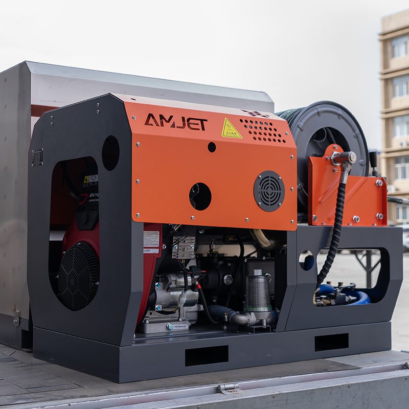 AMJET gasoline high pressure cleaner 200Bar pressure cleaner commercial car washer high pressure cleaner