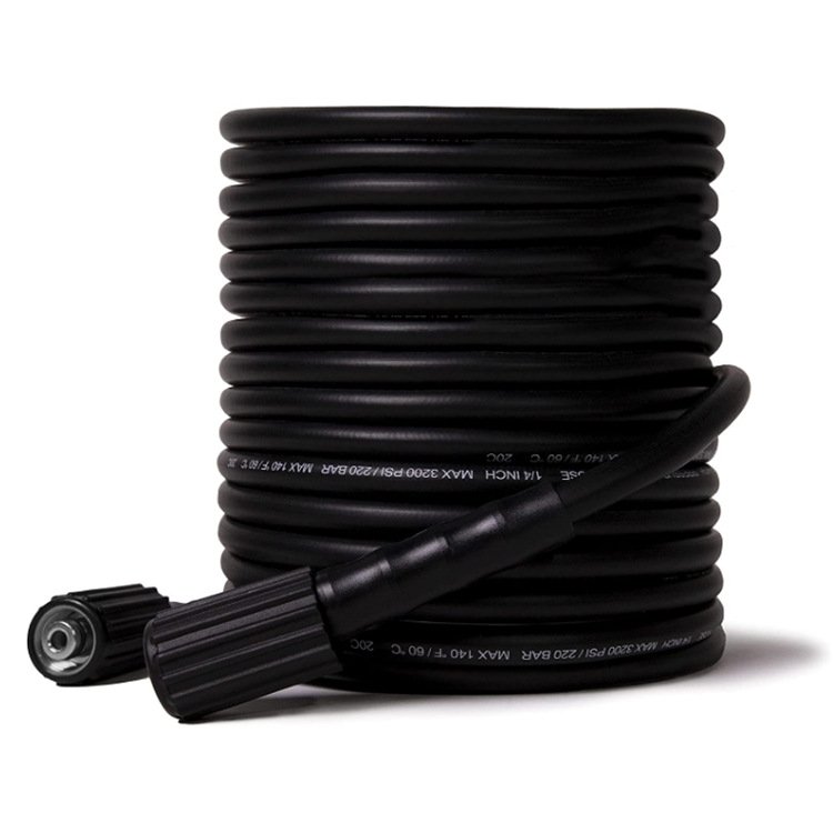 Kink Resistant 3200 PSI 1/4" 50 FT High Pressure Washer Hose Replacement With M22-14mm Thread 15m Heavy Duty Bend Restrictor
