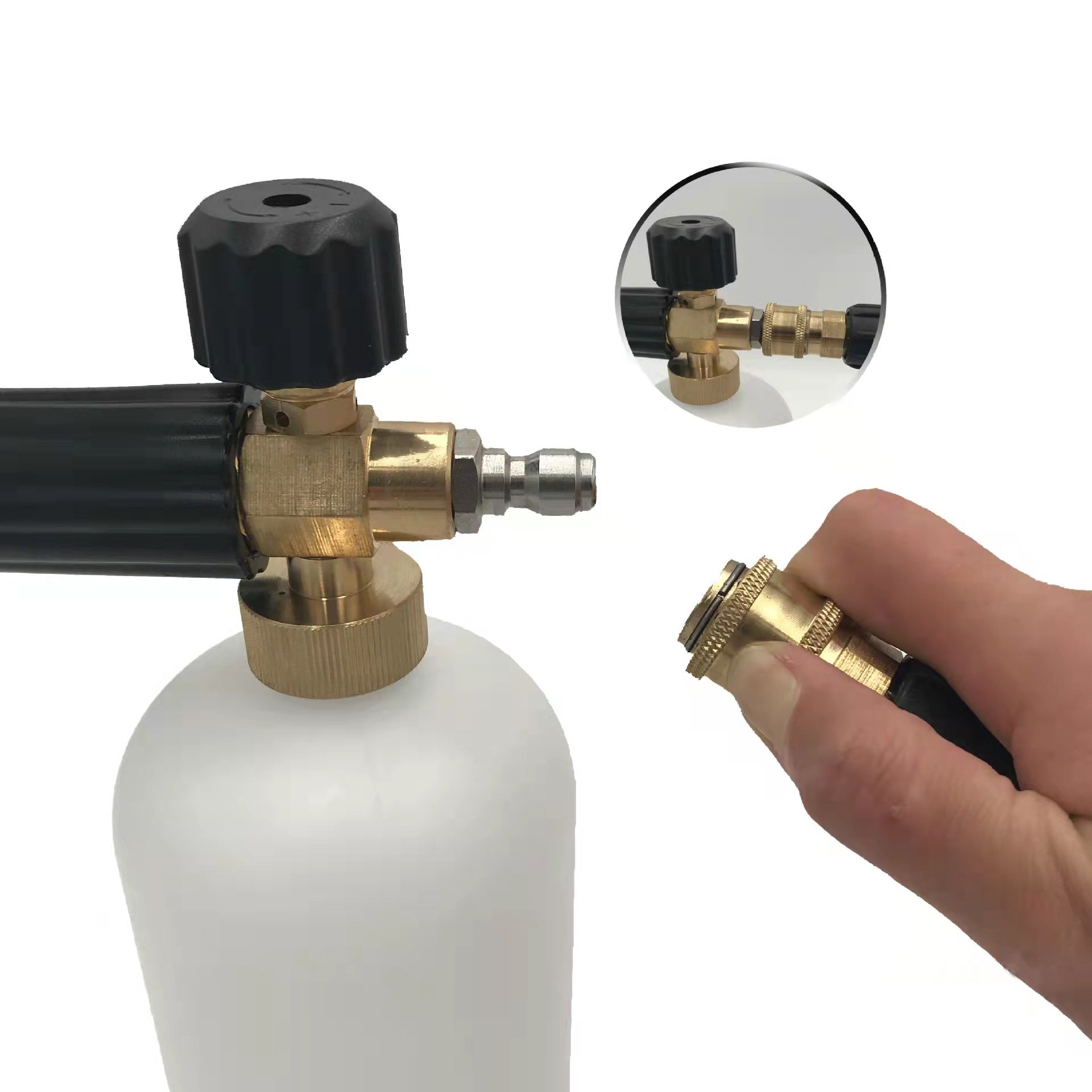 Car Wash Foam Brush Foam Machine Gun Car Wash Spraying Foam Tank Car Wash