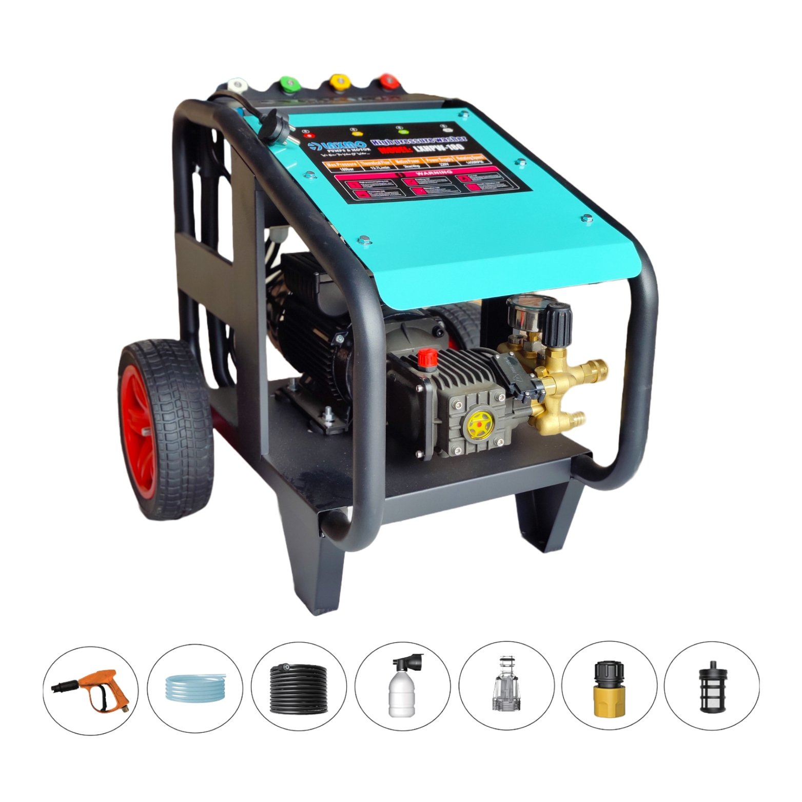 3000W 180Bar portable high pressure car washer gutter cleaner washing machine for commercial high pressure electric car washer