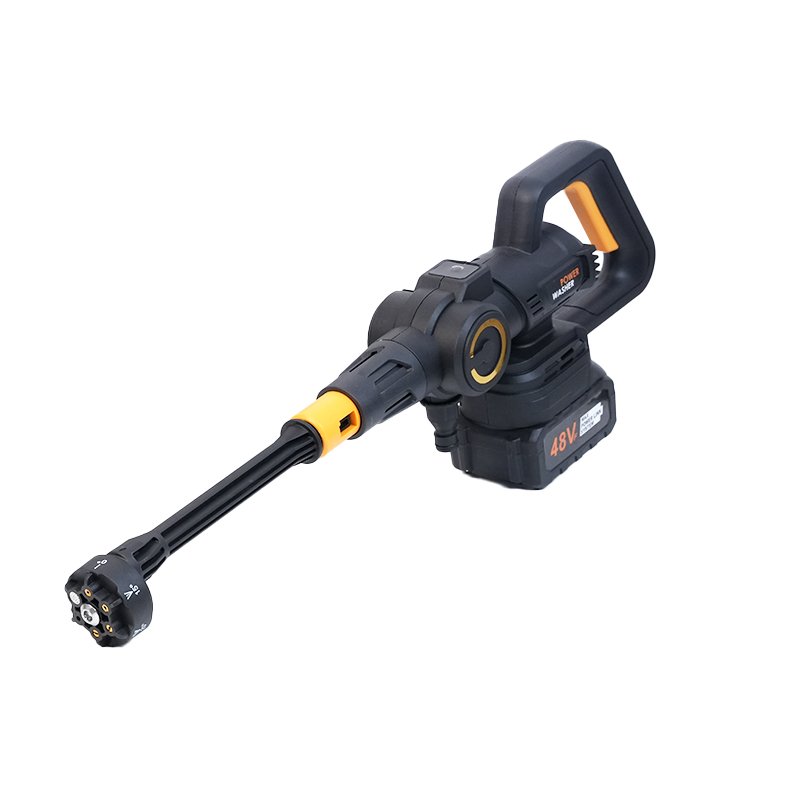 Brushless Portable Mini Electric 12V High-Power Washing Gun Battery Powered Car Washer for Cleaning Cars Gardens Glass Floors