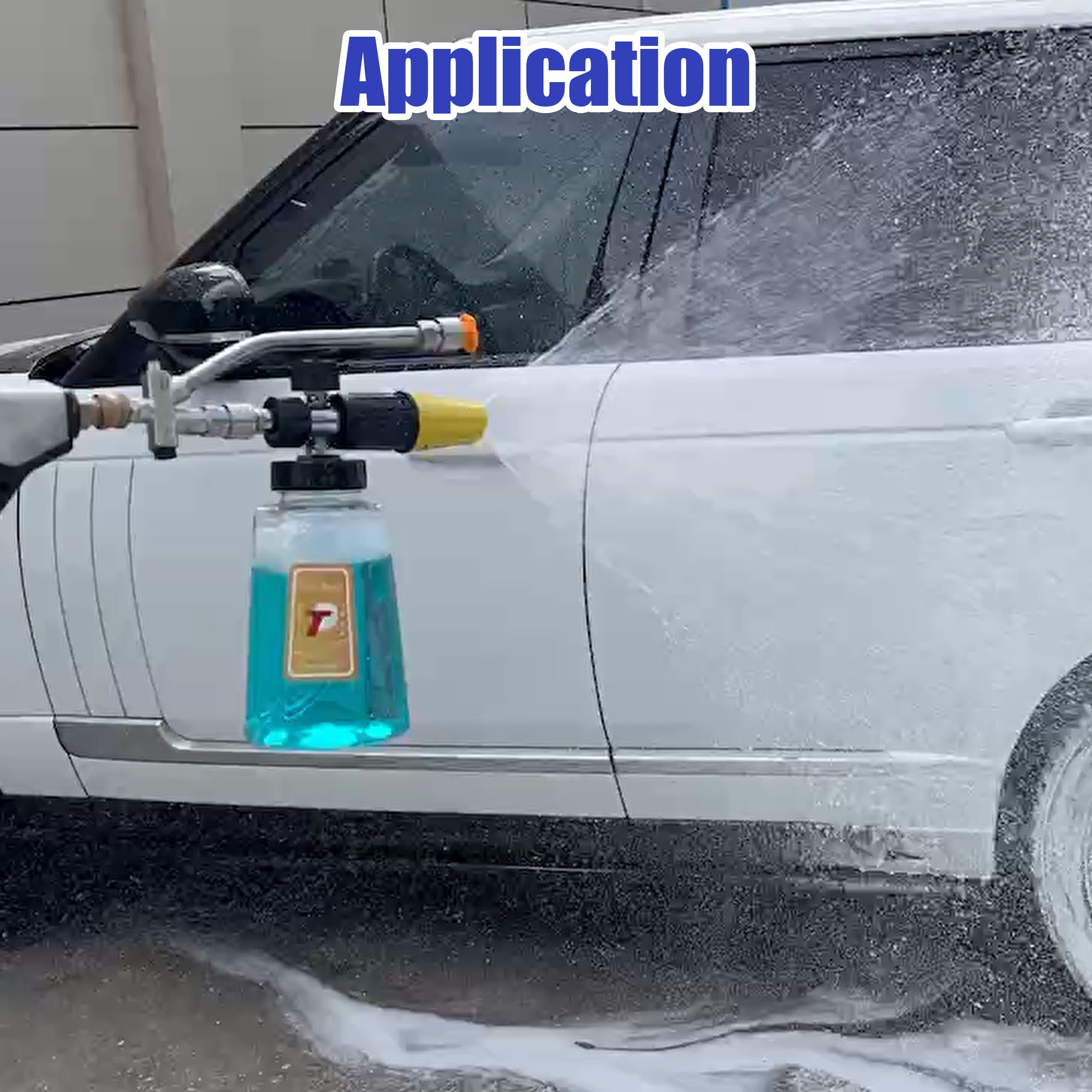 New Design Snow Foam Cannon Double Valve Extension Rod Double Tip Attachment For Fast Switching Car Washing