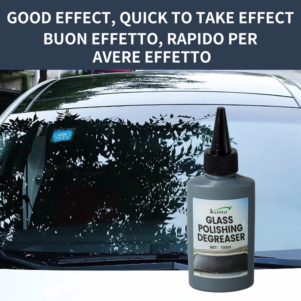 Auto Detailing Rainproof Agent Glass Coating Oil Film Remover 500ml Car Wax for Polish Used on Automotive Glass Foam Material
