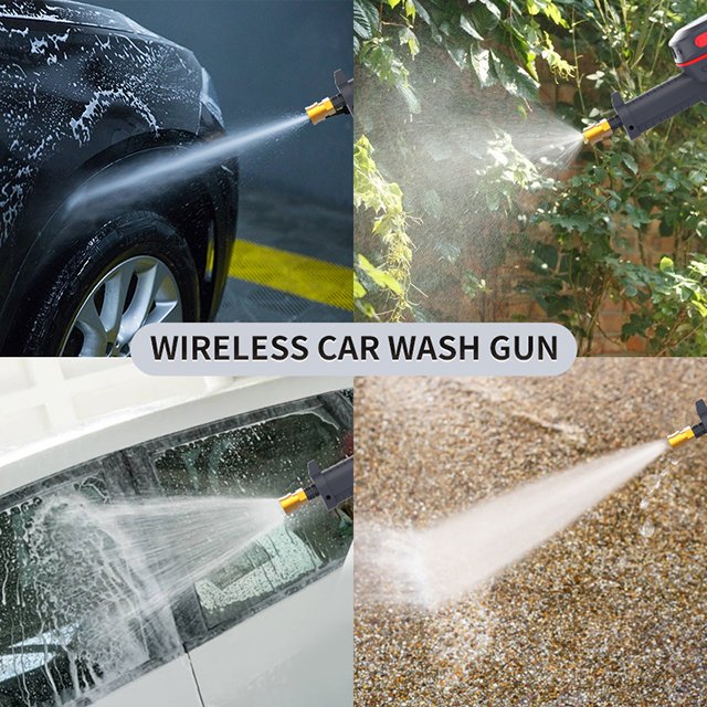 Wireless Lithium Battery Portable Car Washer Pressure Machine 24V Car Washer