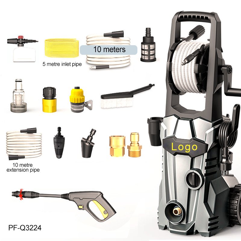 Power Tools 1600W Car Jet Washer Cleaner Electric High Pressure Commercial Mobile Car Washer Machine