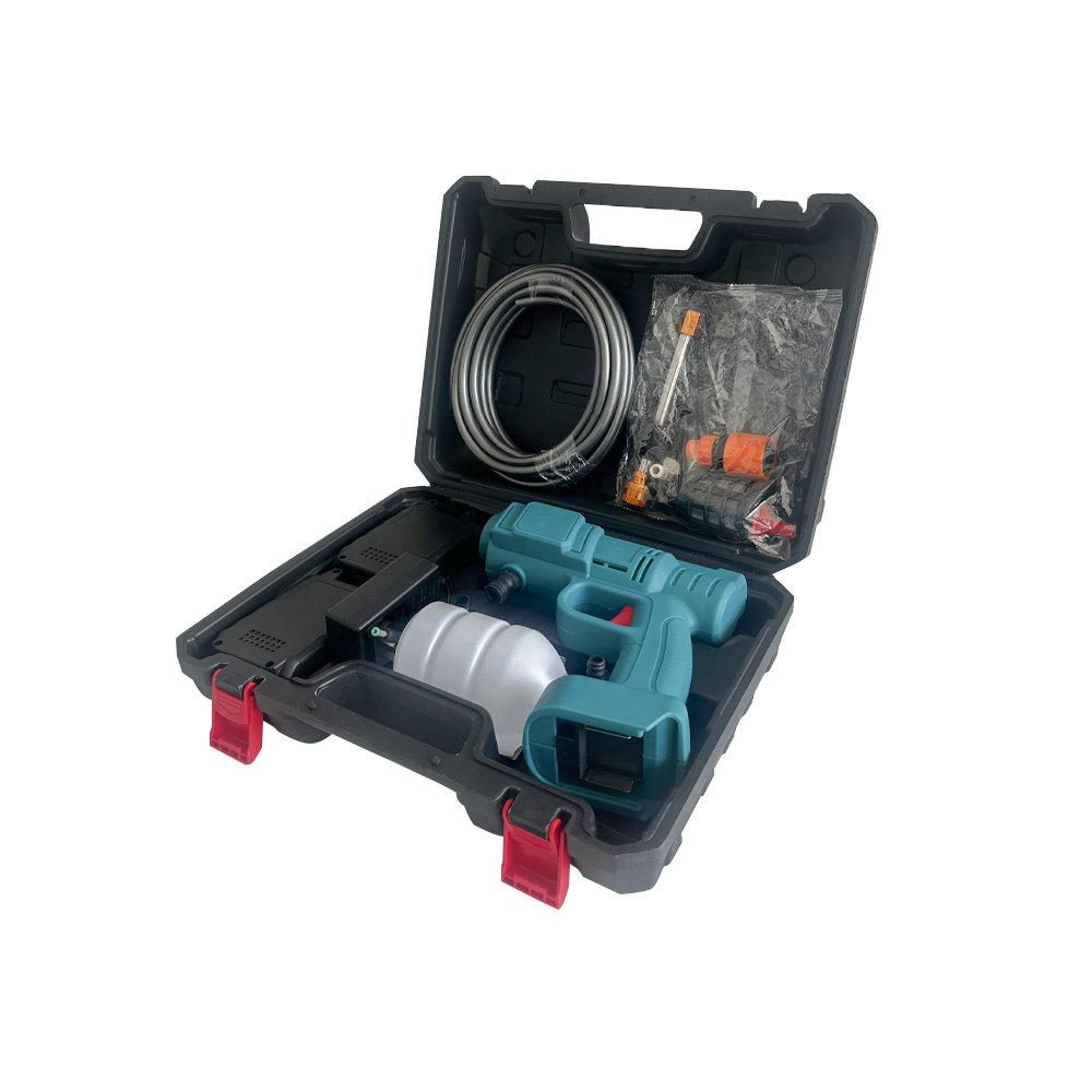 2022 New Power Tools Lithium Cordless High Pressure Electric Car Washer Gun Rechargeable Portable Car Wash Machine